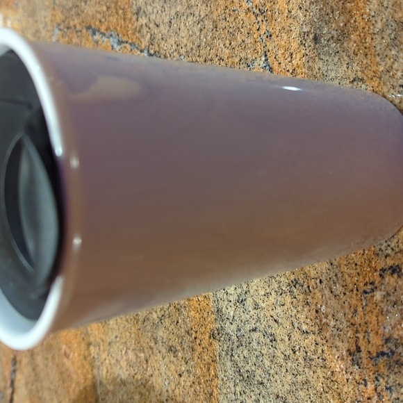 Starbucks 2011 Termo Ceramic Travel Tumbler Coffee Mug With Lid 12 oz To Go Cup - Picture 2 of 4